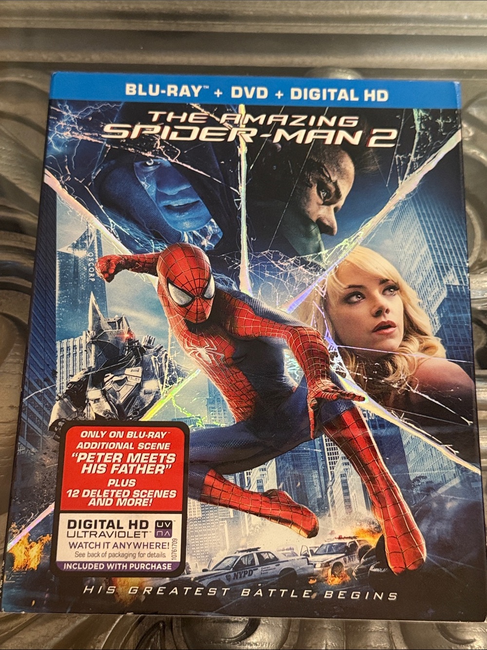 The Amazing Spider-Man 2 Blu-ray DVD SpiderMan